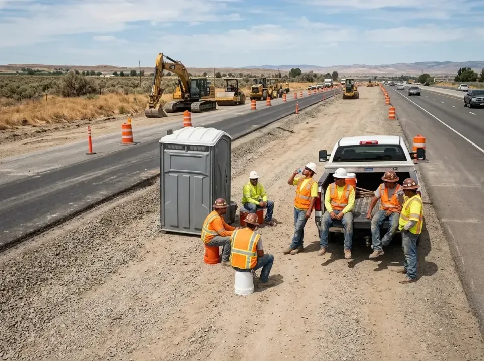 highway-road-construction-crew-007 — frequently asked questions, Porta Potty and Restroom Rentals in Cannon AFB, NM